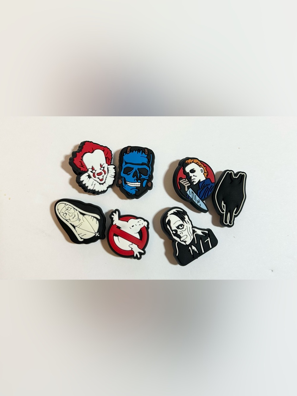 Horror Character Rubber Shoe Charms